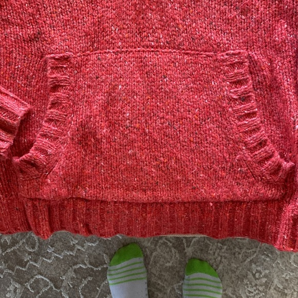 V neck button red Boden sweater - Picture 4 of 4